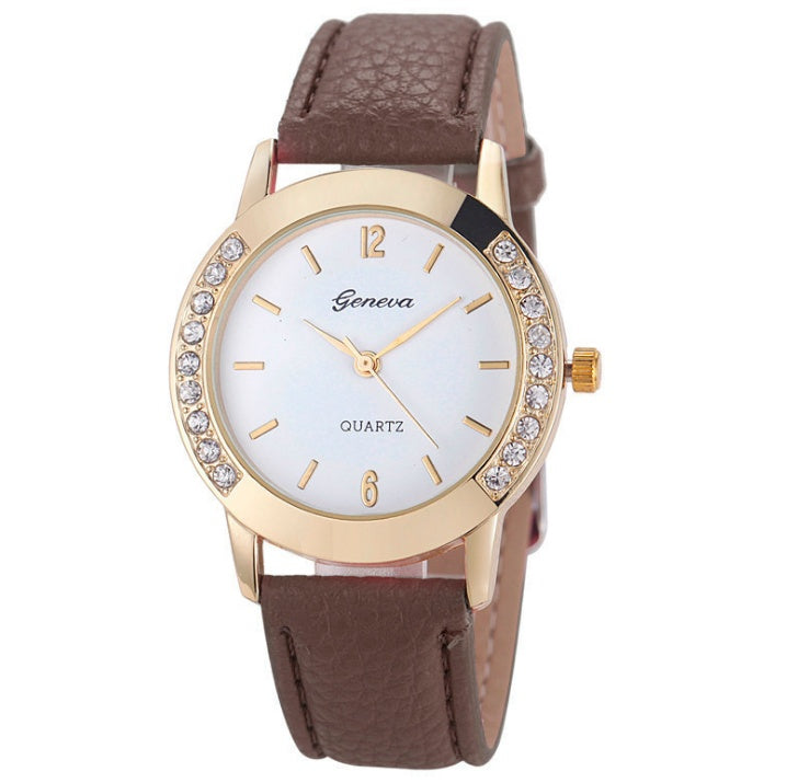 montres pour femmes En Cuir Quartz