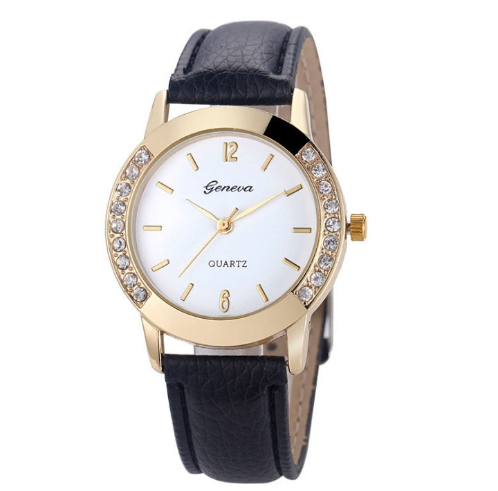 montres pour femmes En Cuir Quartz