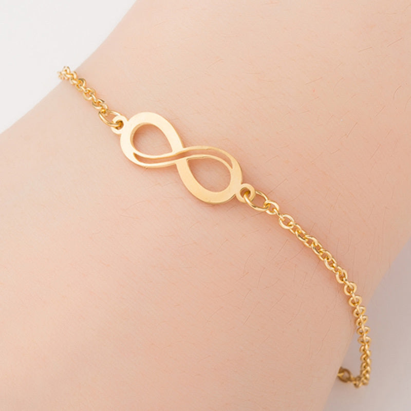**Bracelet femme en acier inoxydable or, éléphant origami porte-bonheur**.
