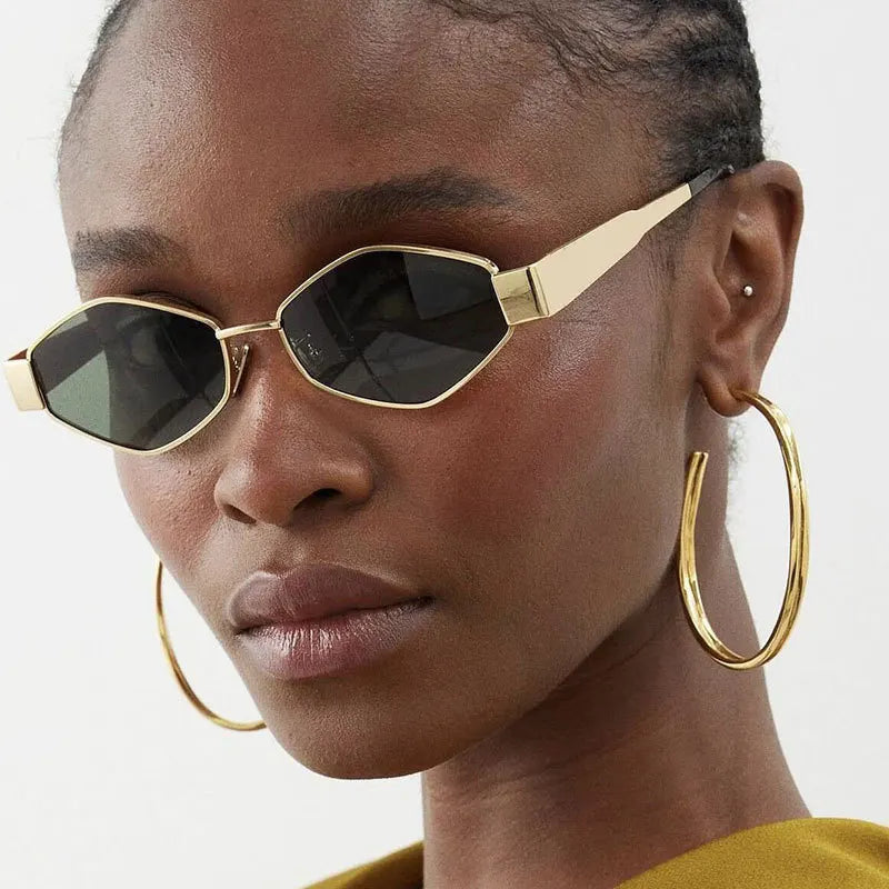Lunettes de Soleil Carrées Rétro Unisexe – Forme Spéciale, Style Vintage