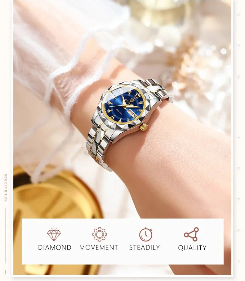 Montre Élégante Femme Quartz Étanche 2025