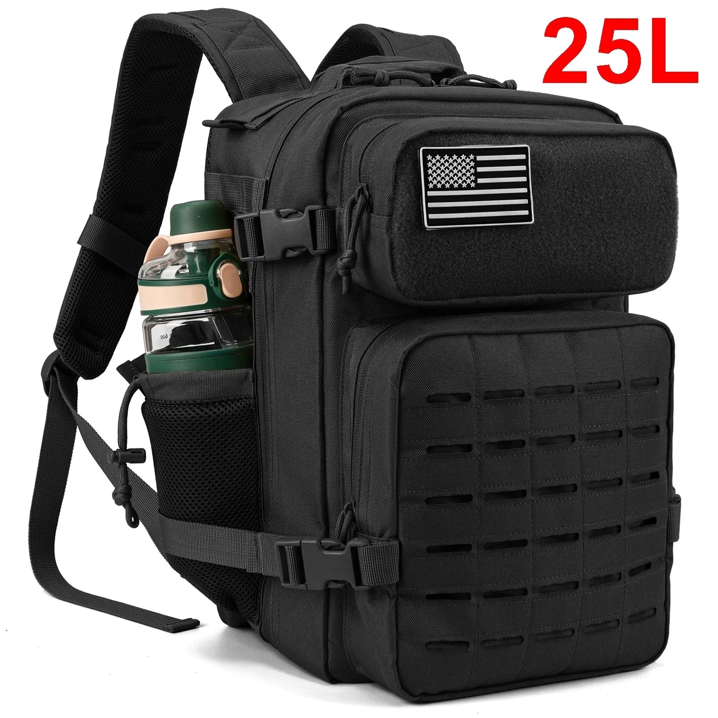 Sac à Dos Tactique 25L / 45L – Randonnée, Survie, École – Mixte