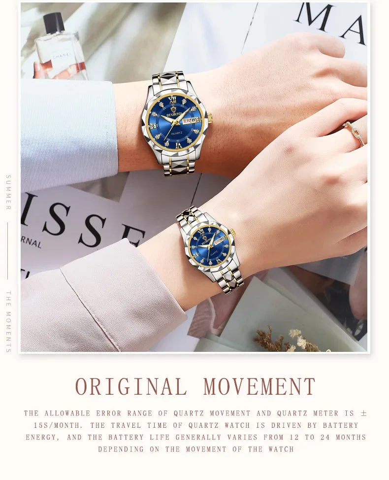 Montre Élégante Femme Quartz Étanche 2025
