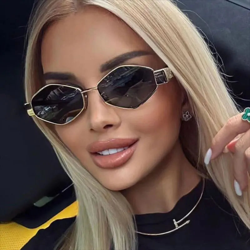 Lunettes de Soleil Carrées Rétro Unisexe – Forme Spéciale, Style Vintage