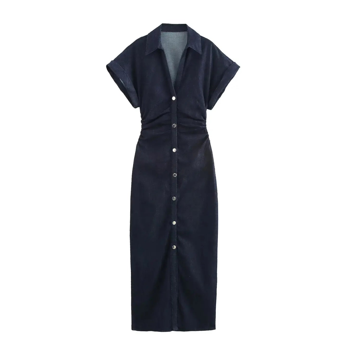 Robe en denim MIDI 1975 série - Printemps 2025