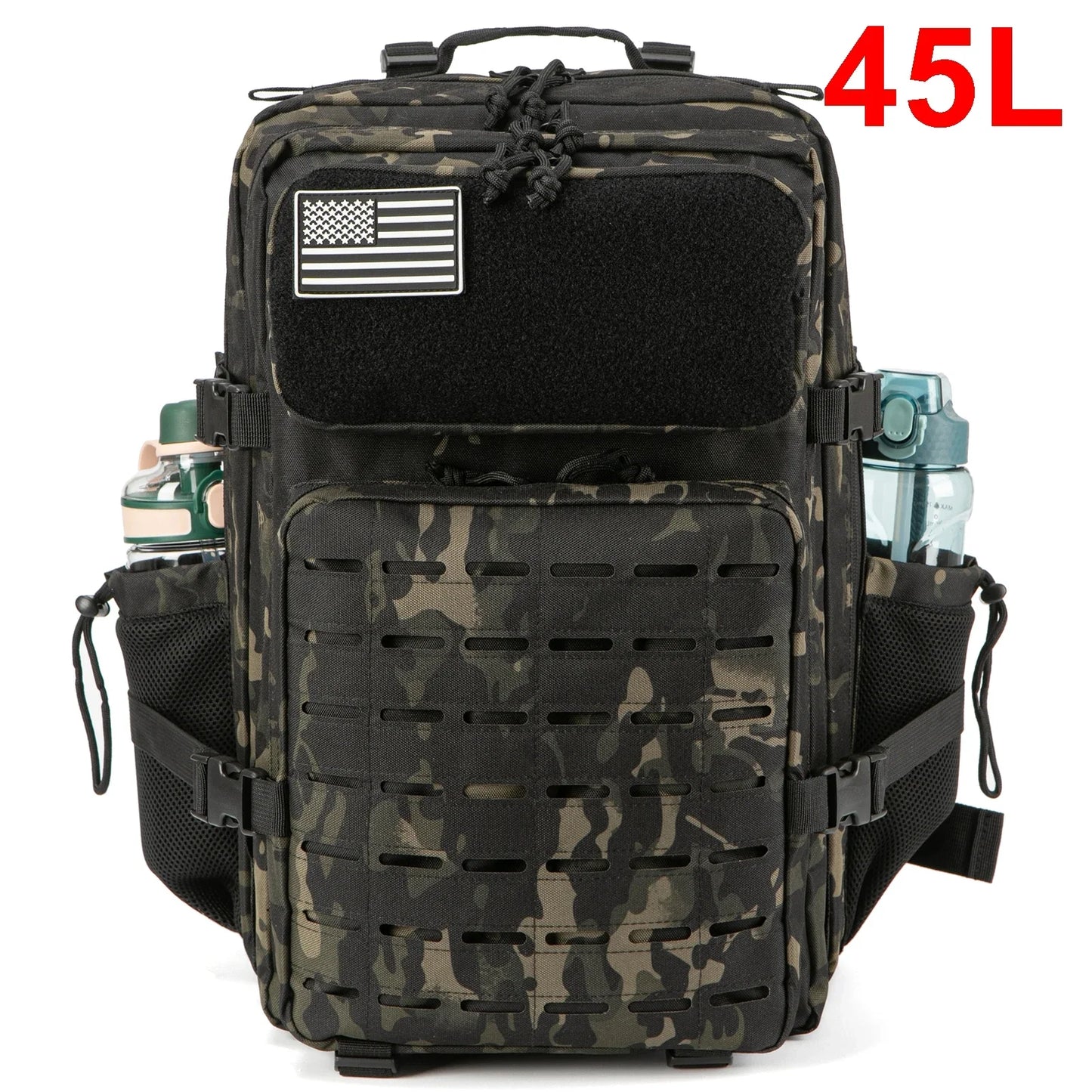Sac à Dos Tactique 25L / 45L – Randonnée, Survie, École – Mixte