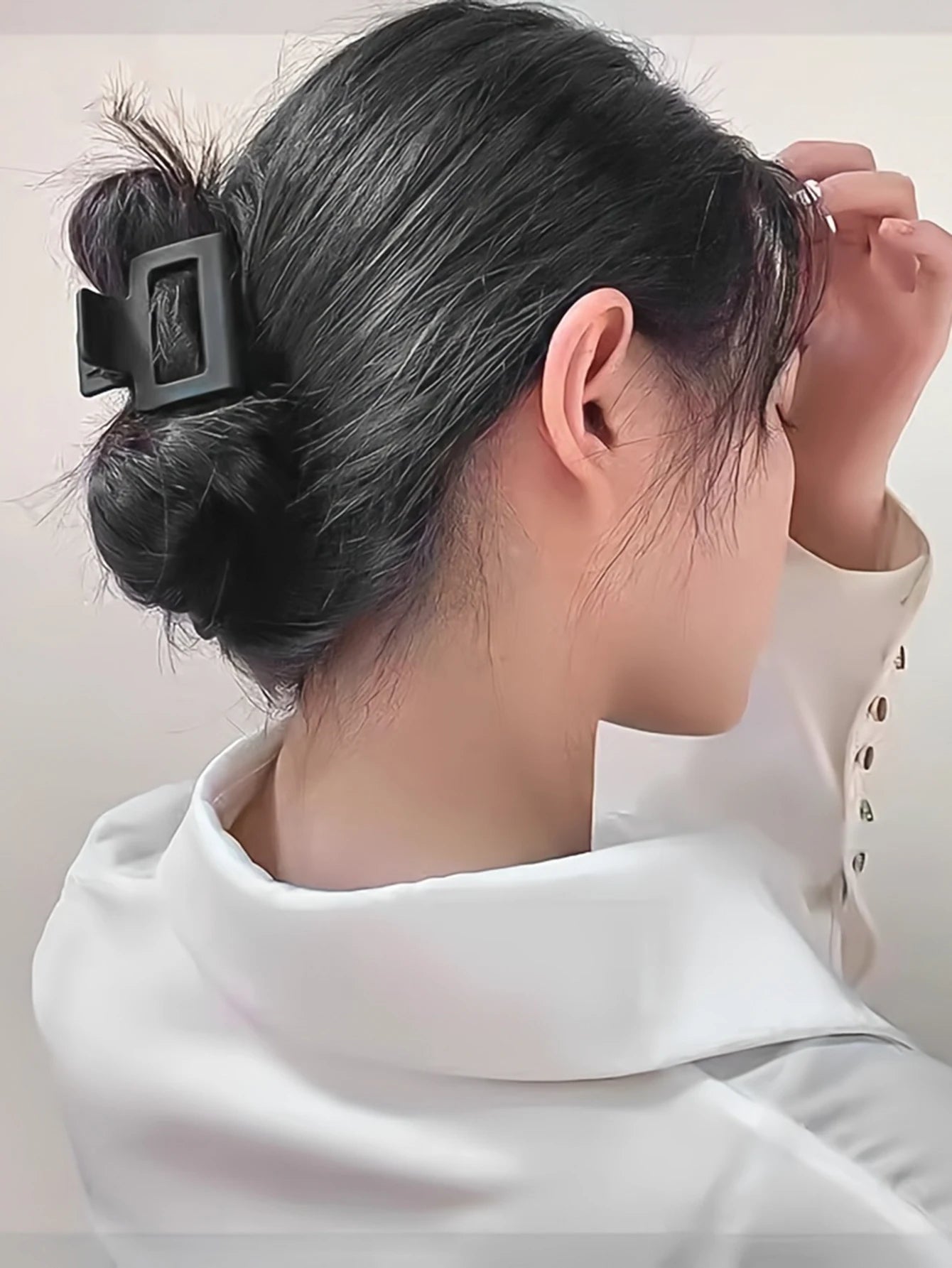 Lot de 5 petites pinces à cheveux fleuries mat pour femmes et filles – Clips à mâchoire antidérapants pour cheveux fins