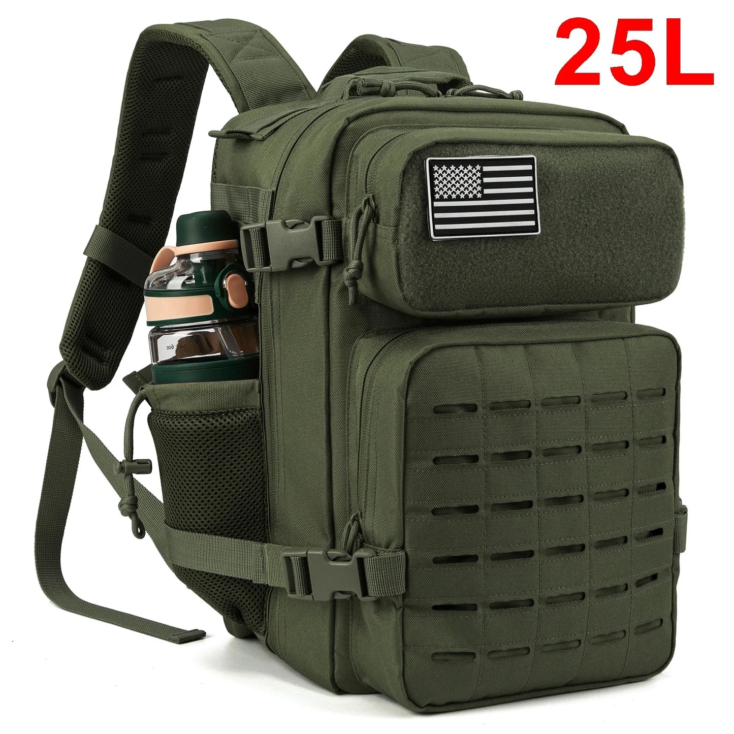 Sac à Dos Tactique 25L / 45L – Randonnée, Survie, École – Mixte