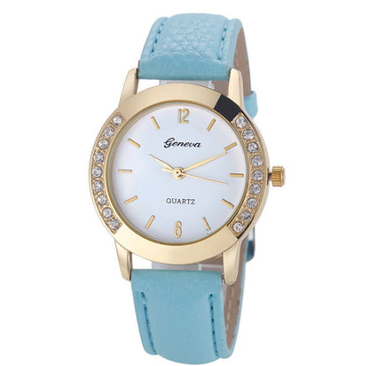 montres pour femmes En Cuir Quartz