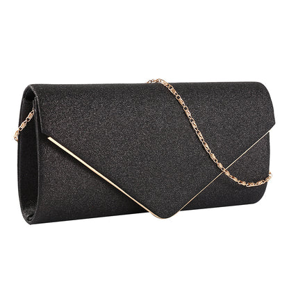 Pochette de Soirée Femme avec Chaîne Dorée – Élégante et Chic