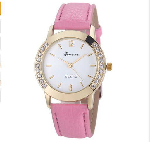 montres pour femmes En Cuir Quartz