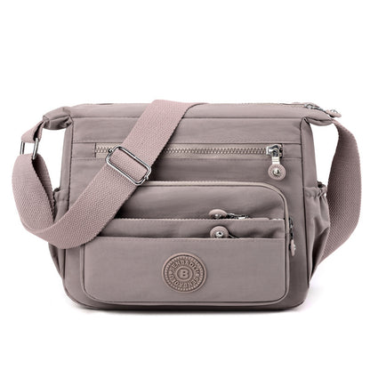 Sac à bandoulière léger et de grande capacité - Sac en nylon pour femme