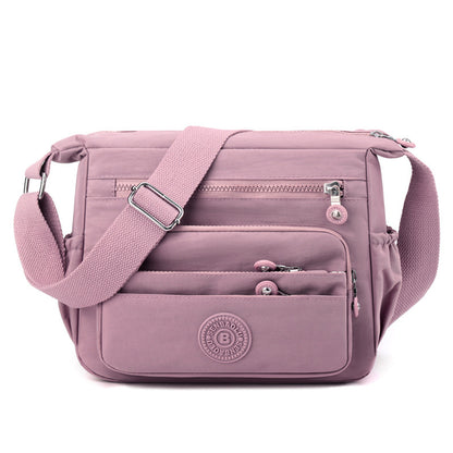 Sac à bandoulière léger et de grande capacité - Sac en nylon pour femme