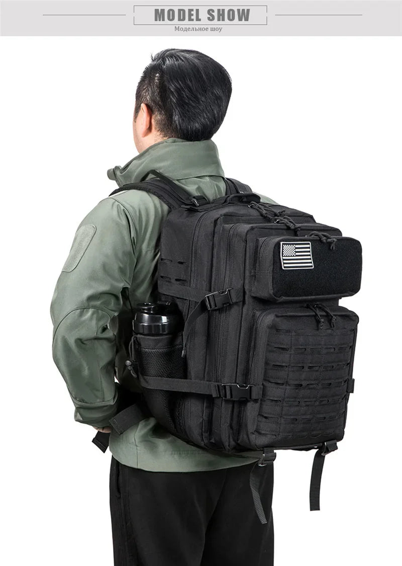Sac à Dos Tactique 25L / 45L – Randonnée, Survie, École – Mixte