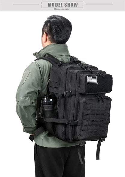 Sac à Dos Tactique 25L / 45L – Randonnée, Survie, École – Mixte