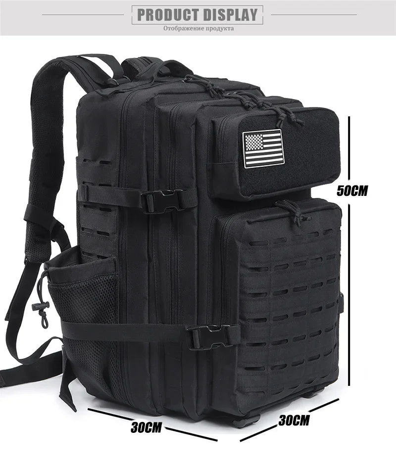 Sac à Dos Tactique 25L / 45L – Randonnée, Survie, École – Mixte