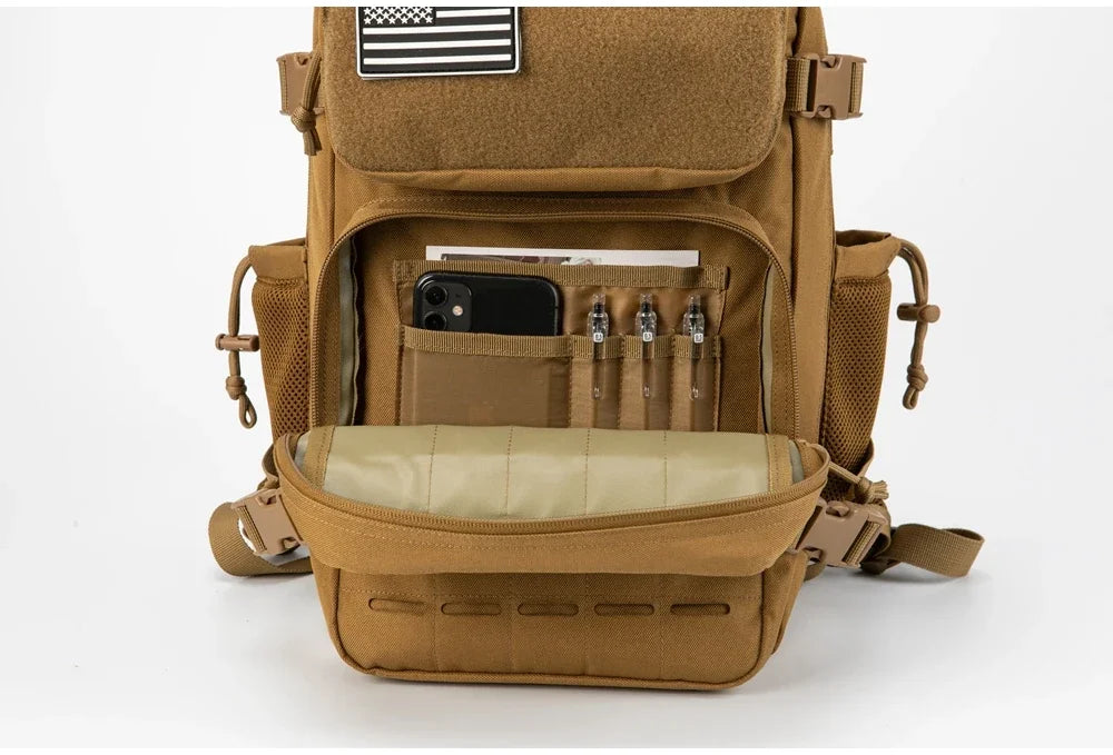 Sac à Dos Tactique 25L / 45L – Randonnée, Survie, École – Mixte