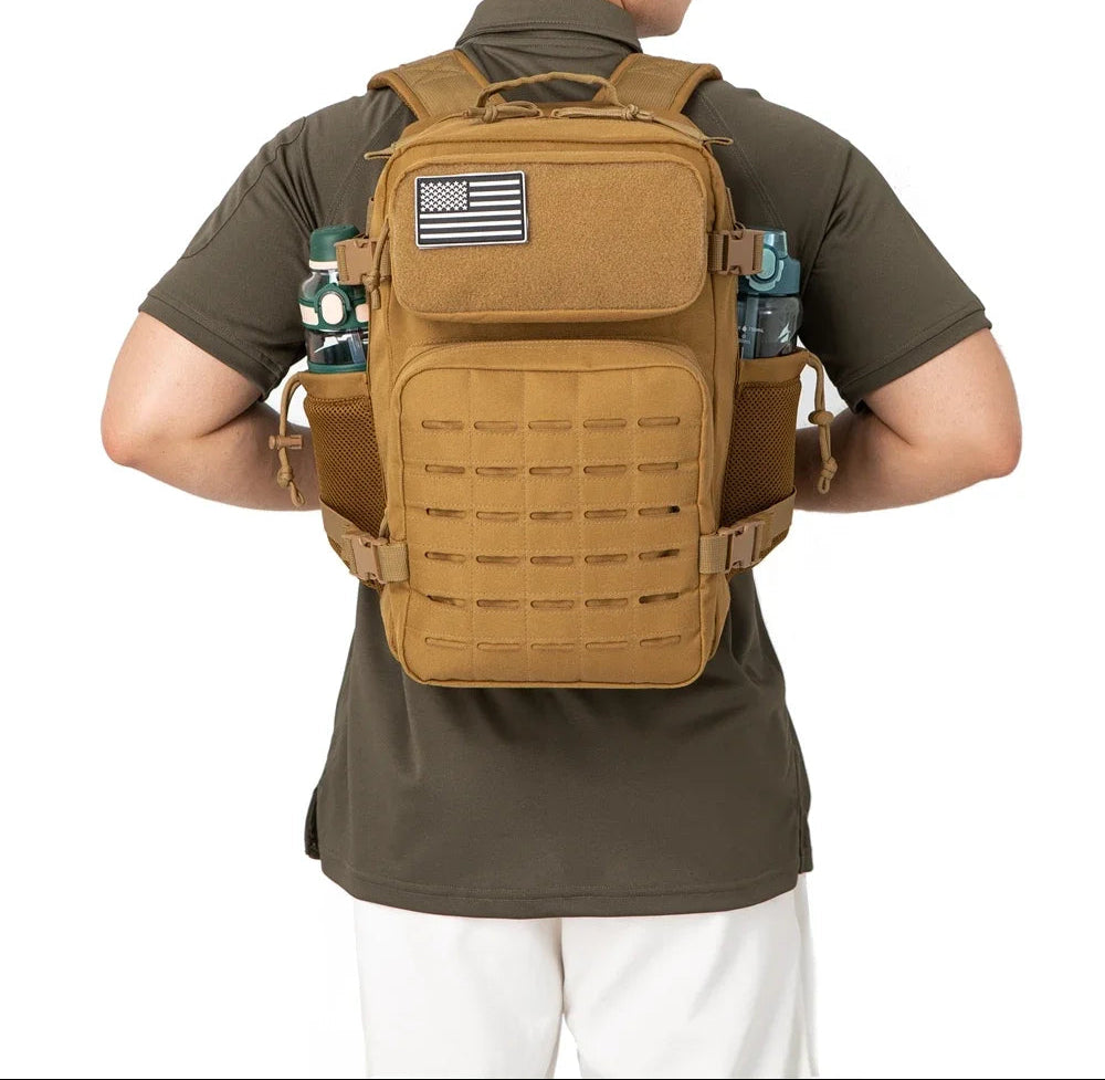 Sac à Dos Tactique 25L / 45L – Randonnée, Survie, École – Mixte