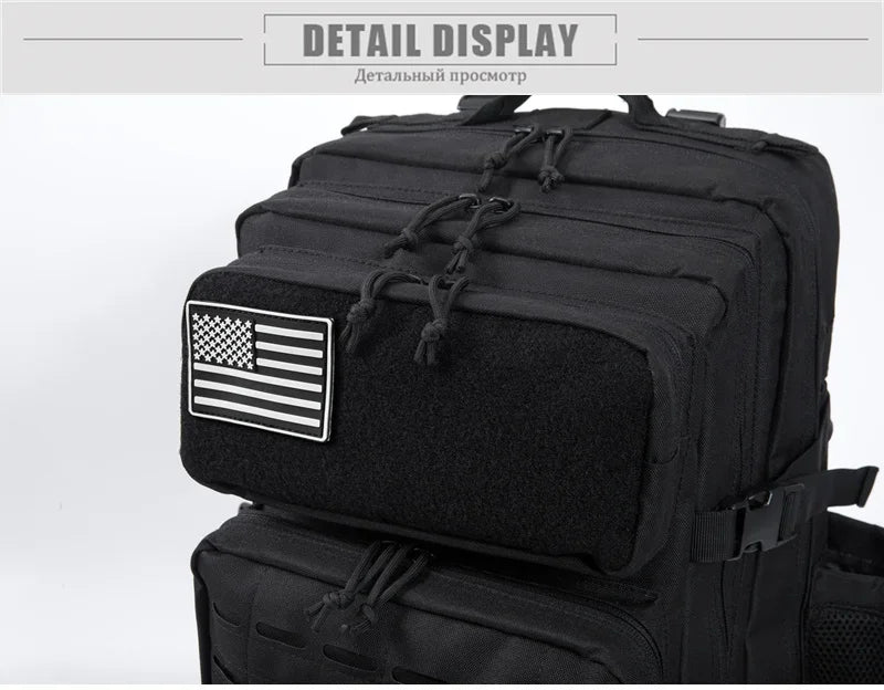 Sac à Dos Tactique 25L / 45L – Randonnée, Survie, École – Mixte