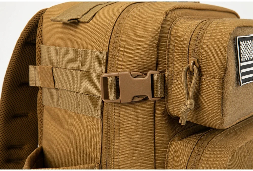 Sac à Dos Tactique 25L / 45L – Randonnée, Survie, École – Mixte