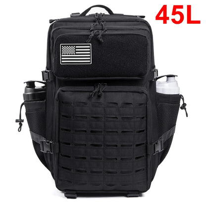 Sac à Dos Tactique 25L / 45L – Randonnée, Survie, École – Mixte