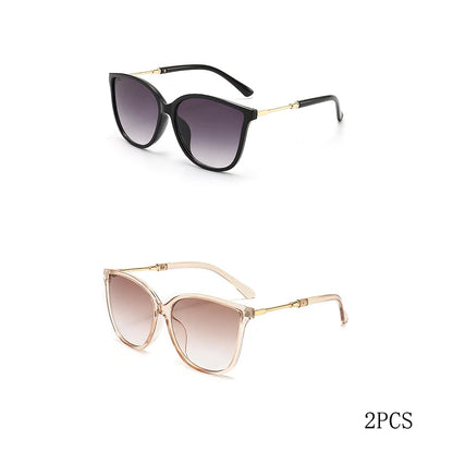 Lunettes de soleil vintage œil-de-chat pour femme – Design créateur rétro avec verres miroir, accessoire mode idéal pour la conduite.