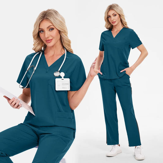 Ensemble Uniforme Médical Haut + Pantalon – Femme / Unisexe