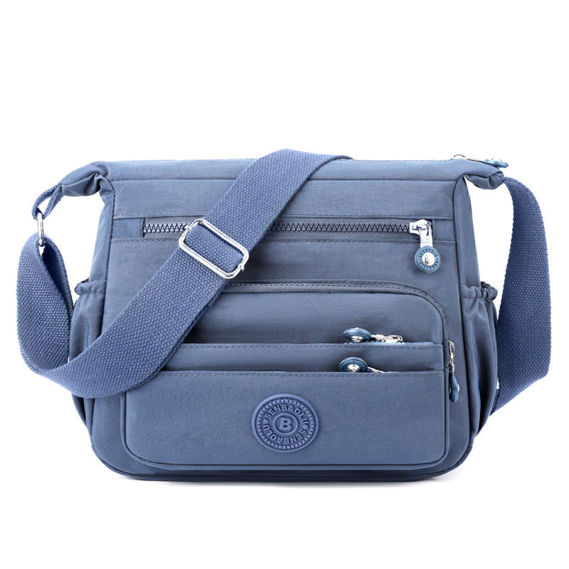 Sac à bandoulière léger et de grande capacité - Sac en nylon pour femme