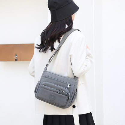 Sac à bandoulière léger et de grande capacité - Sac en nylon pour femme