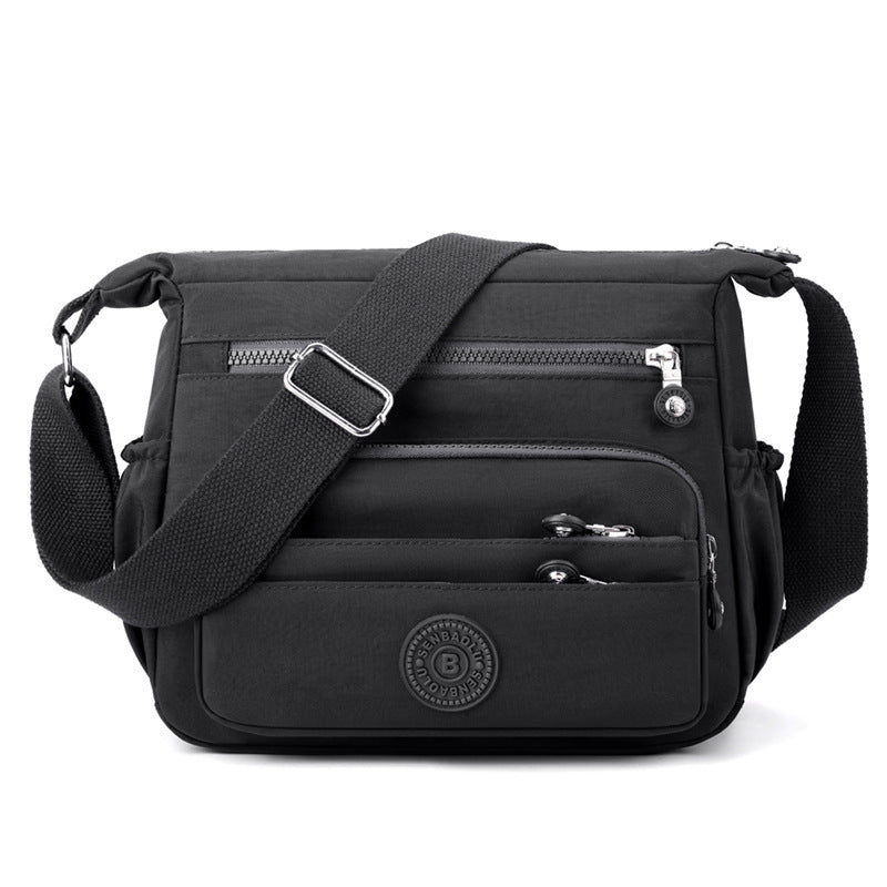 Sac à bandoulière léger et de grande capacité - Sac en nylon pour femme